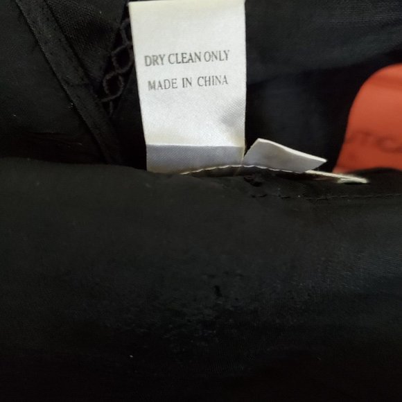 Alexandria Nicole Black Halter Dress Linen Size M Linen - Picture 10 of 12